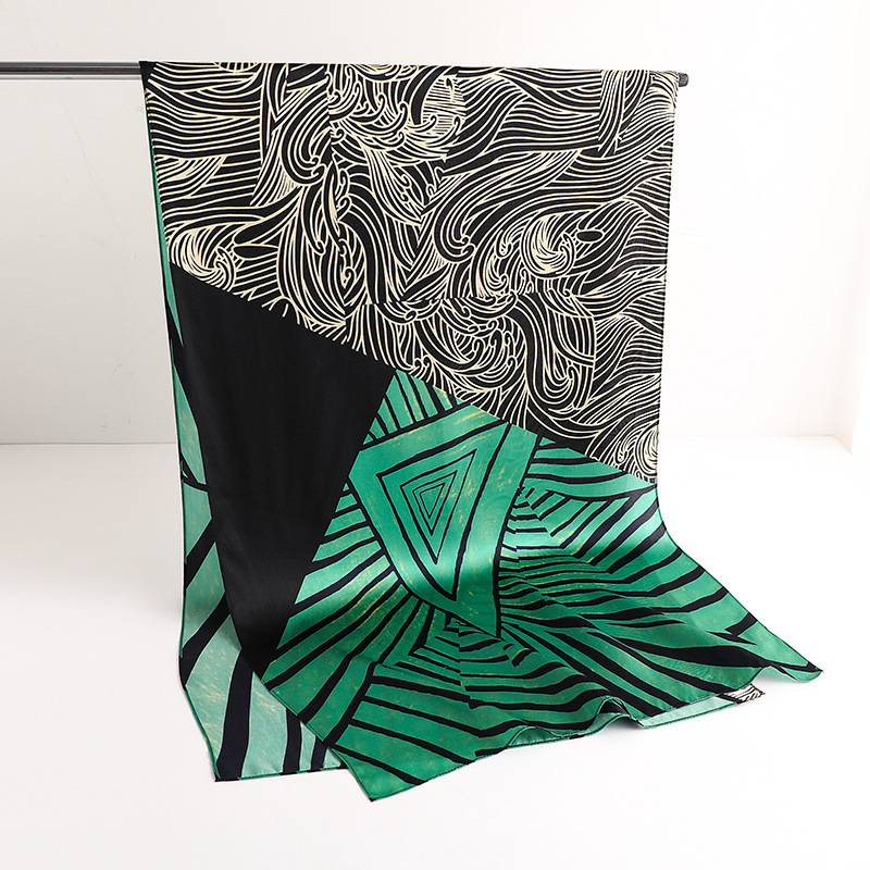 Shawl Wrap Winter - Sciarpa di Seta 100% Autentica di