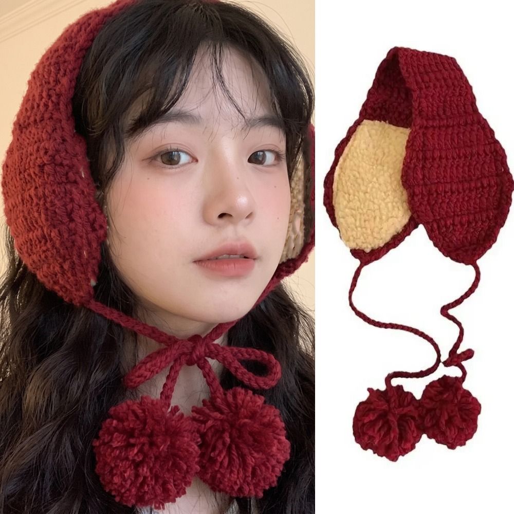 Earmuffs Foldable - Paraorecchie regolabili, antivento, invernali, con lacci,