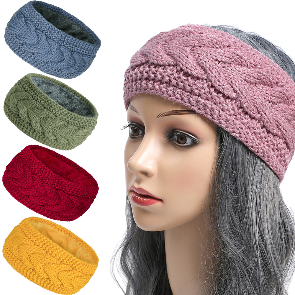Winter Headband Fleece - Fascia per Capelli Morbida da Donna